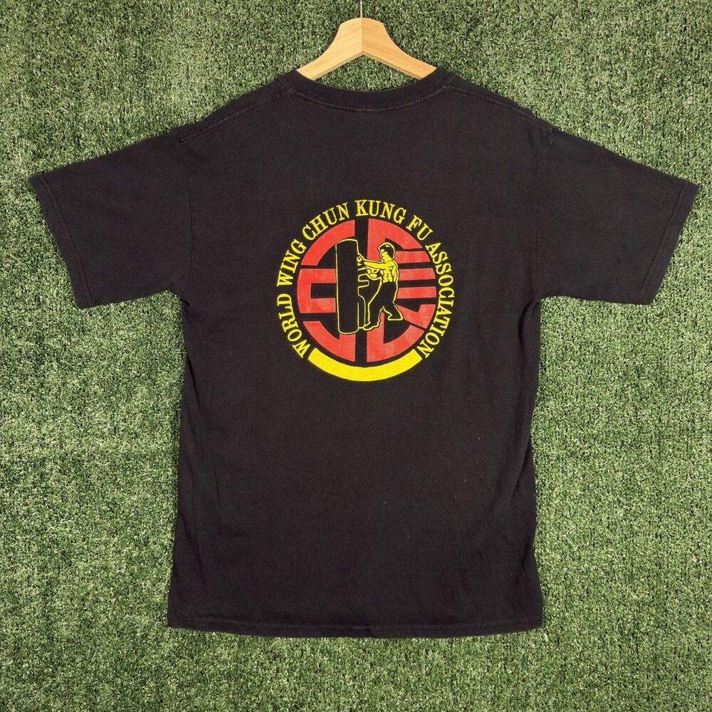 Vintage World Wing Chun Kung Fu Association T-Shirts Men’s Size M Y2K Bruce Lee